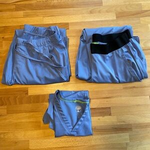 Healing Hands Blue Scrub Bundle